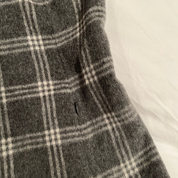 Theory Shift Dress Gray/Plaid - Picture 3 of 8